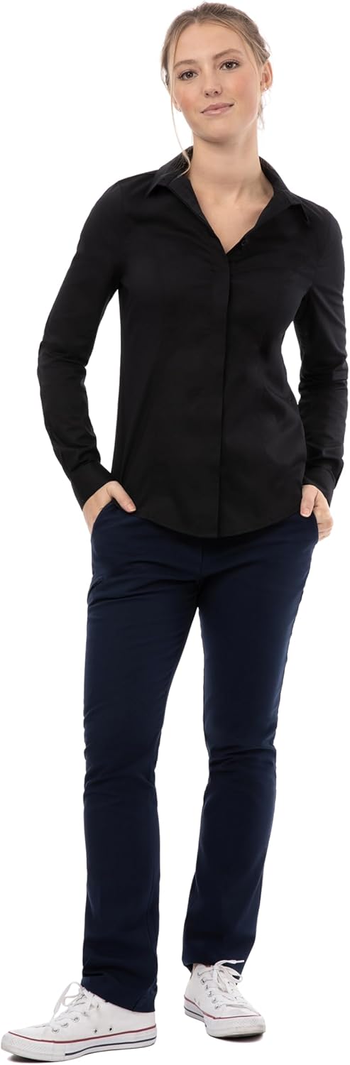 Chef Works Womens Premium Formal Dress Shirt - Image 3
