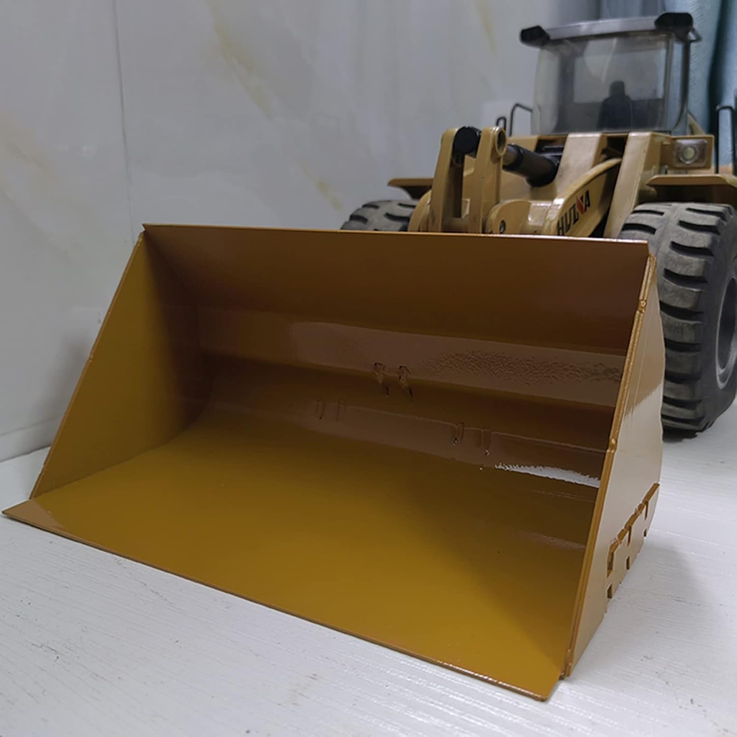 200x73x55MM Shovel Bucket Rc Metal Excavator Spading Parts for Huina1583 RC Model Car