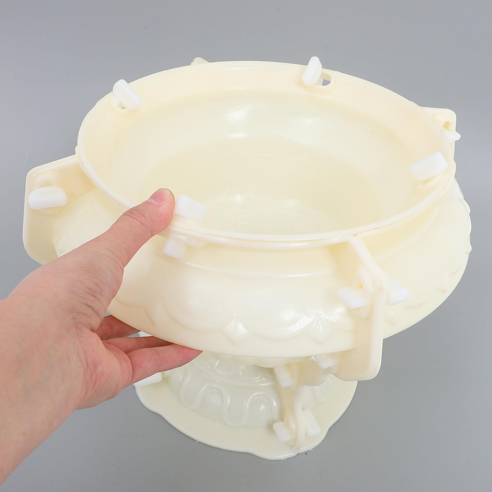 Molde de Hormigón para Macetas de Bonsái y Jardineras, Molde Artesanal de Plástico Resistente y Fácil de Usar para Exteriores y Jardines
