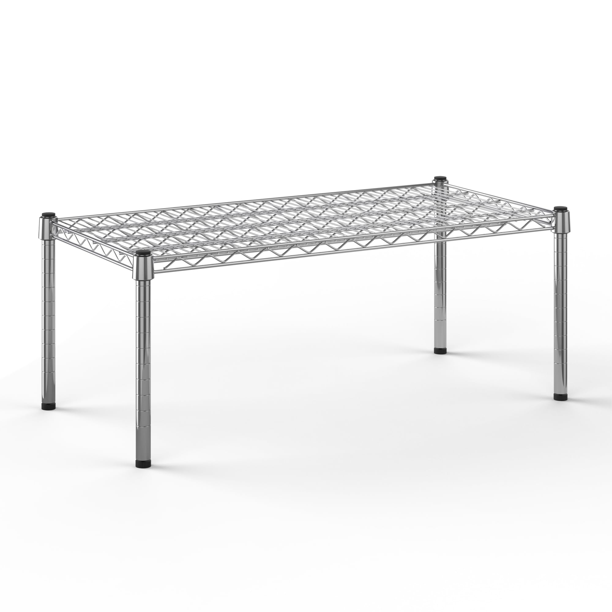 18" Deep x 36" Wide x 14" Height Wire Shelving Kit | 1-Tier | NSF Commercial Storage Rack Unit