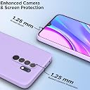 Pikkme Back Cover for Redmi 9 Prime/Poco M2 | Camera Protection Shockproof Soft Matte Silicone Bumper Case (Purple) gallery image