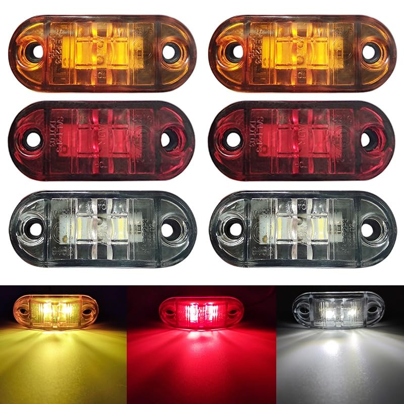 Yinaolan Trailer Lichten Achter 12V-2 Stuks Trailer Lichten Richtingaanwijzer Lamp Set Voor Caravan Tractor Vrachtwagen van Vrachtwagen Rv