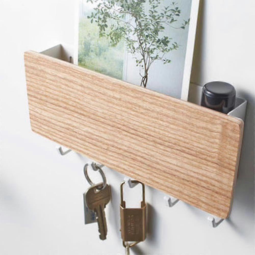 JOYHAPPST Wall Mounted Door Hanger Hooks Key Holder Storage Rack Organizer