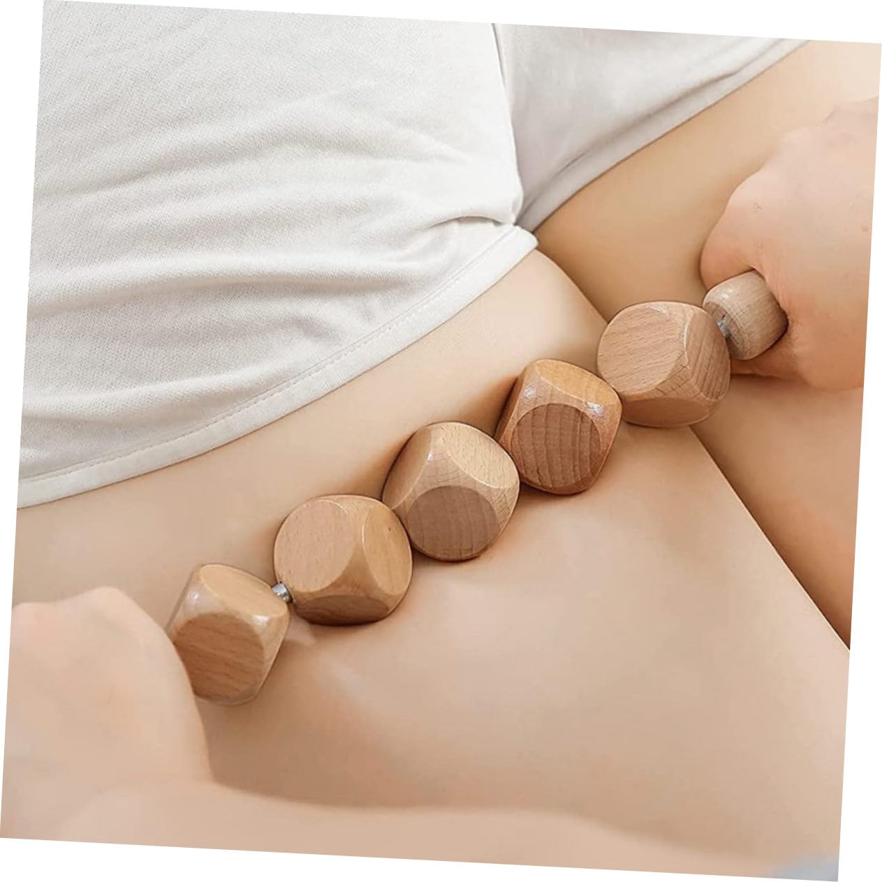 Masajeadores Musculares Manuales 2 Piezas de Madera para Masaje Corporal | Uso en Casa, Formato Varillas, para Yoga y Relajación, Apto para Adultos Mayores y Aficionados al Fitness