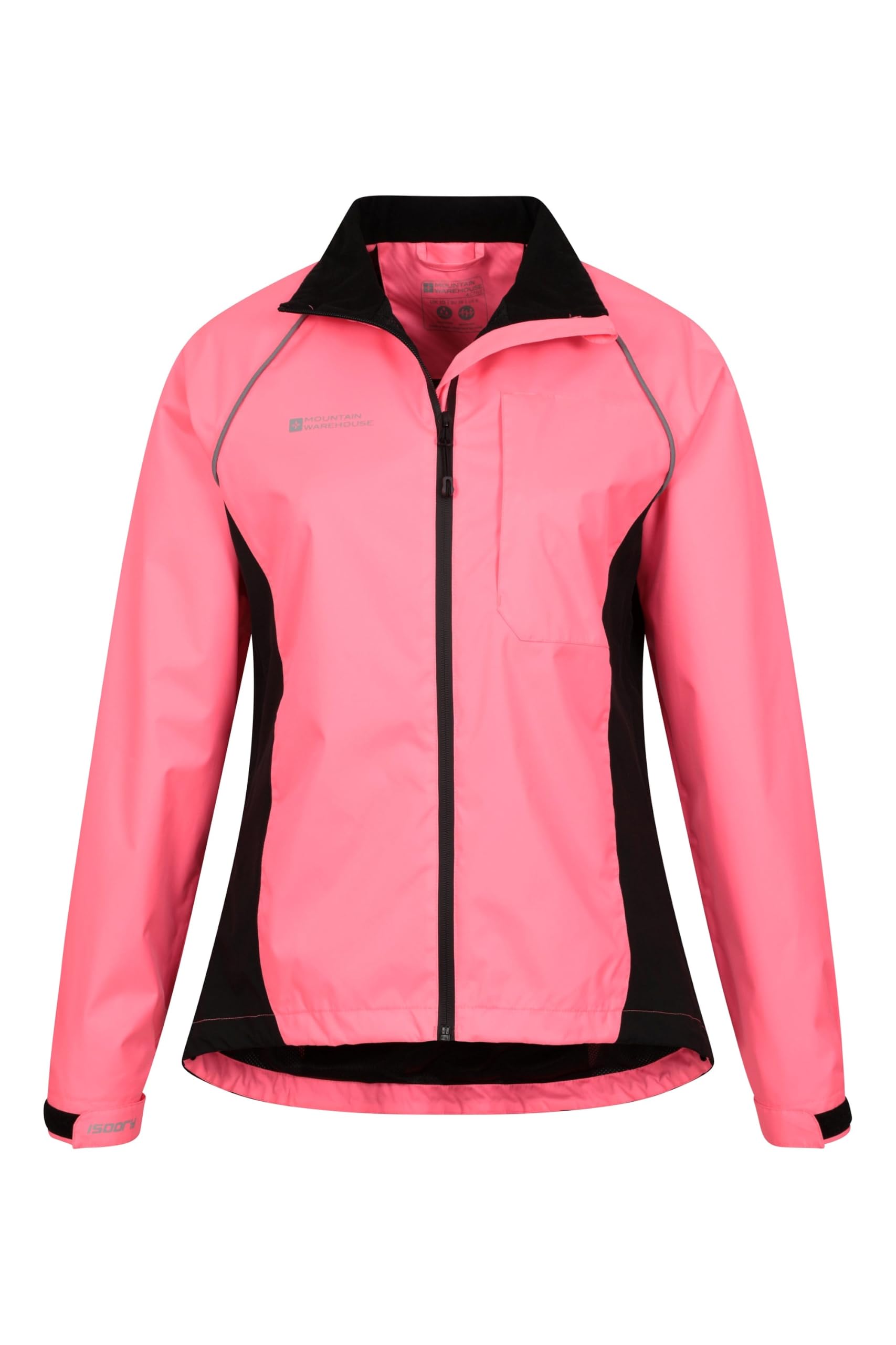 Mountain Warehouse Veste Imperméable Adrenaline Femme - Veste Respirante, Coutures Imperméables, Veste Pluie Réfléchissante - Cyclisme, Printemps été