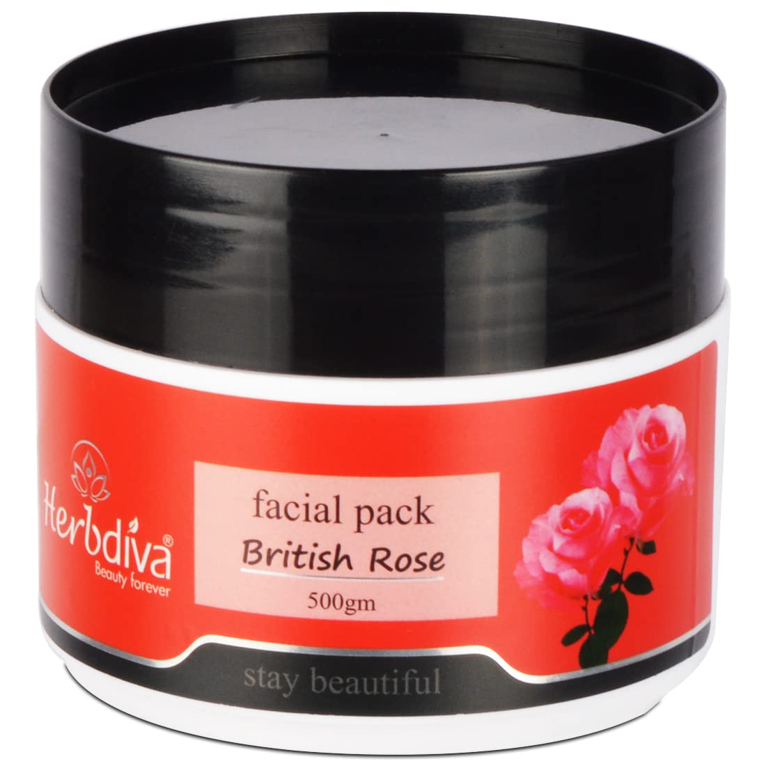 British Rose Face Pack For reduction of Spots and Discoloration Skin, 500G