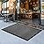 Mibao Front Door Mat, Heavy Duty Durable Welcome Mat for Outdoor Indoor, Dirt Trapper Waterproof Super Absorbent Door Mat for Entryway Outside Patio Porch, 61.5" x 36", Gray