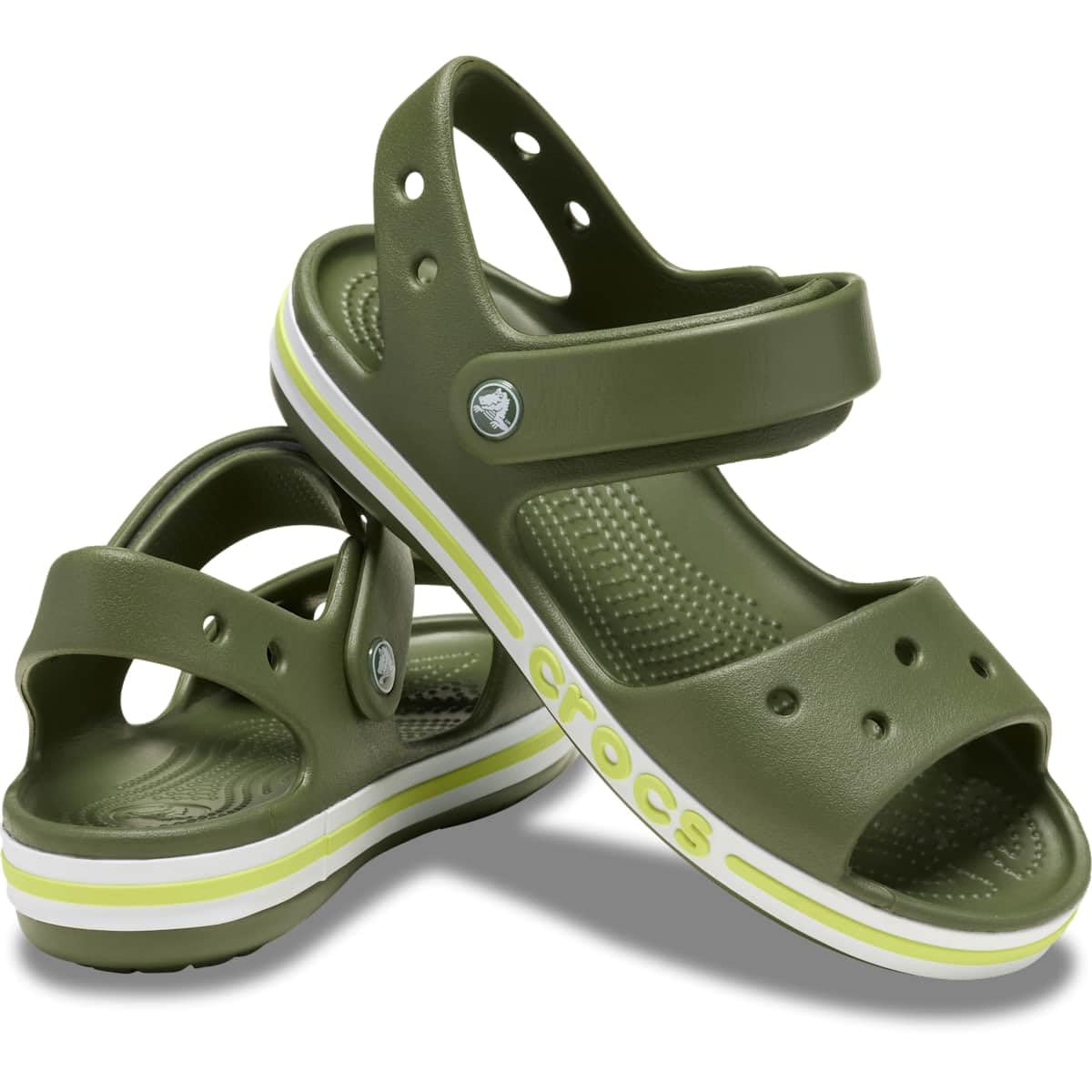 Crocs Kids’ Bayaband Sandal 34-35 Eu Army Green