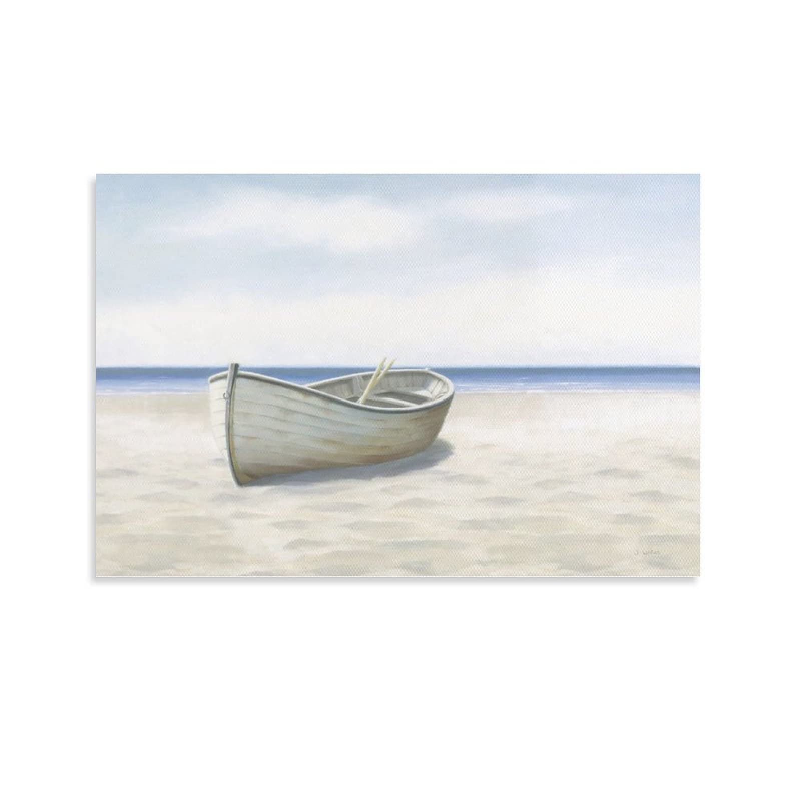 Art Posters Beach Wall Art Coastal Landscape Modern Art Bathroom Drcor Wall Art Paintings Canvas Wall Decor Home Decor Living Room Decor Aesthetic 24x36inch(60x90cm) Unframe-Style