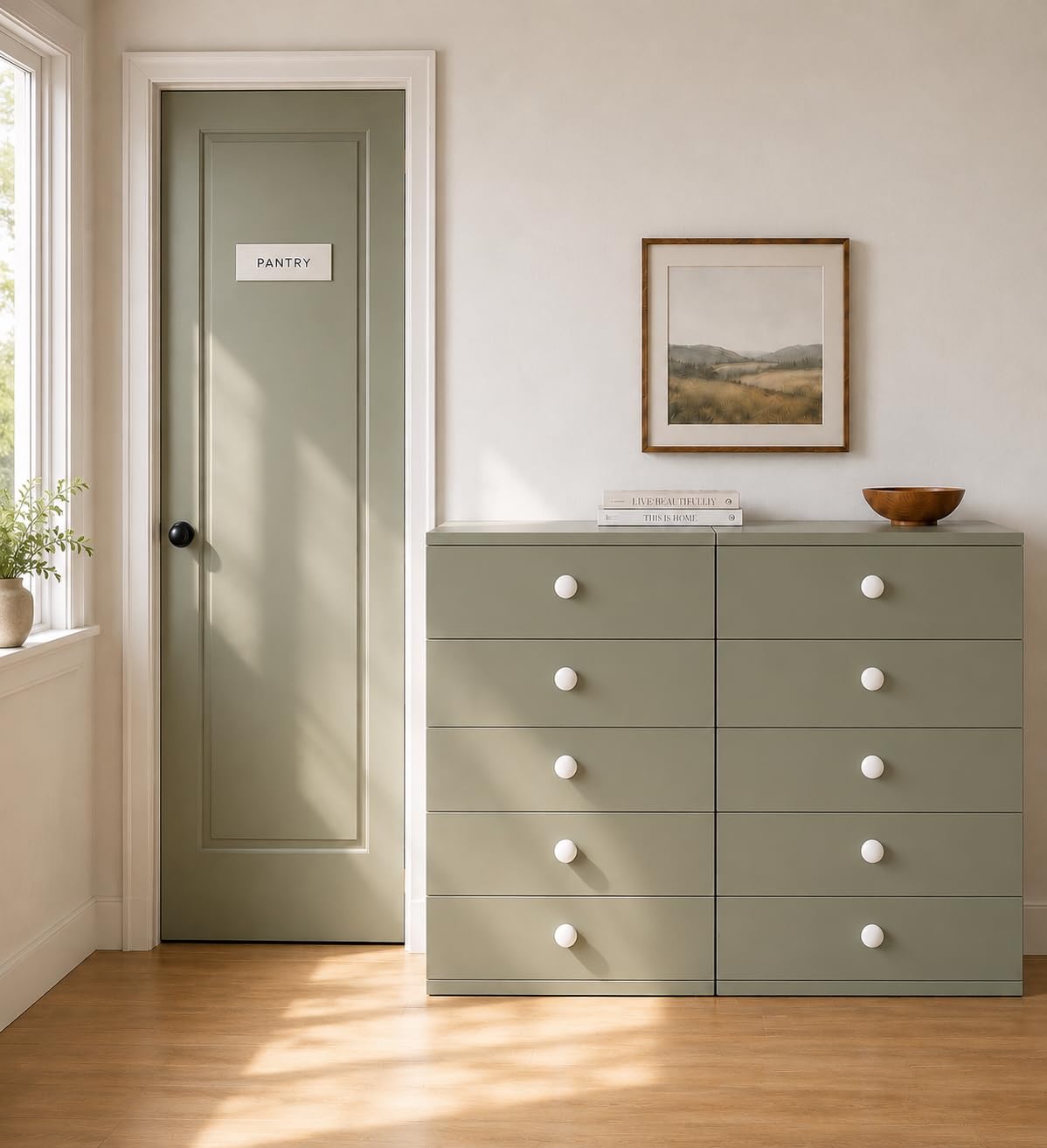 trust4care Paquete de 2 pomos de puerta de armario plegables de 1-3/5 pulgadas con placa trasera de base ancha, pomos de armario de color dorado antiguo resistentes, tiradores extragrandes para