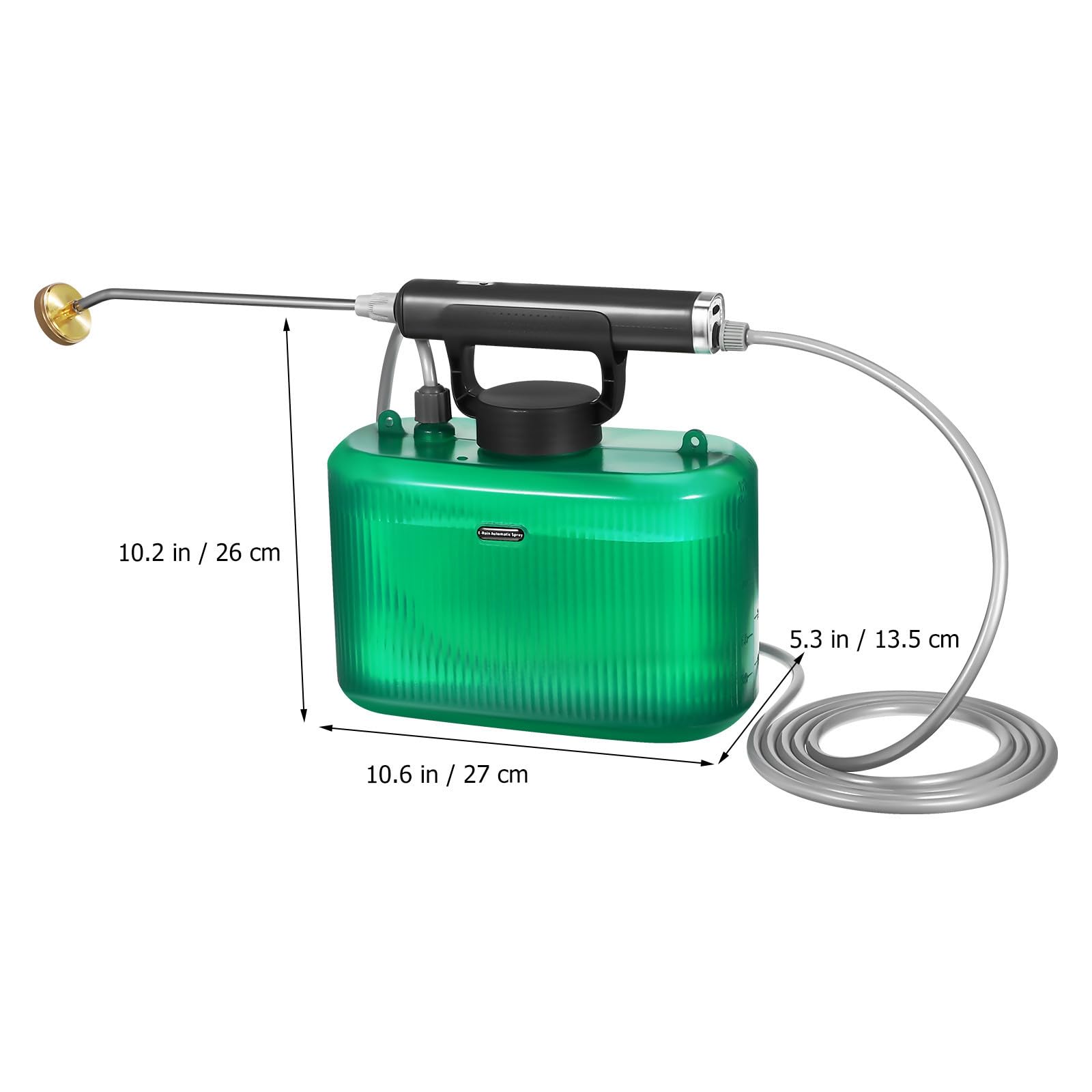 Elektrisches Sprühgerät mit 5l Fassungsvermögen und Schultergurt Tragbarer Gartensprüher aus Pp für Rasen und Garten Pumpensprüher für Pflanzenpflege