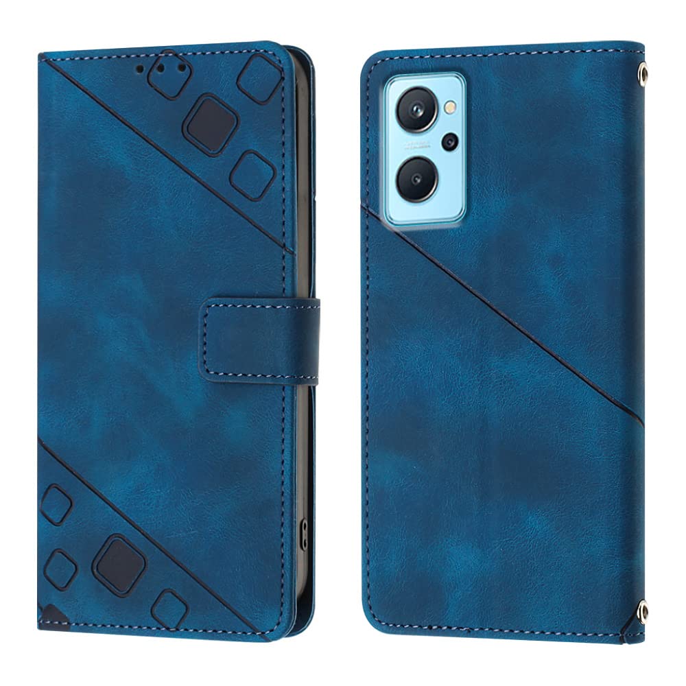 WEIOU Leather Folio Cover per OPPO A96 / A76 / A36, Trifoglio Fortunato Custodia in Pelle PU Magnetica Libro Flip Portafoglio Case con [Funzione Stand]. Oro Rosa