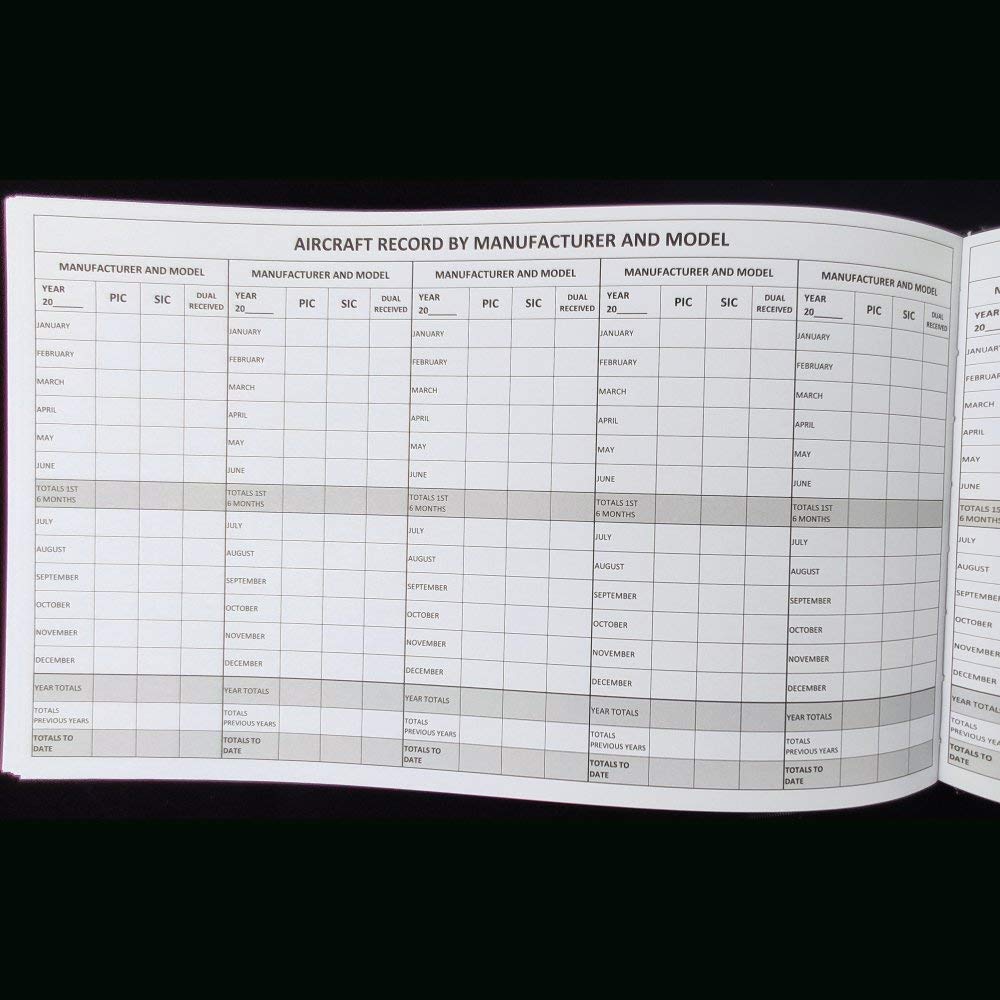 Crystal Pilot Journal de bord professionnel conforme EASA FCL.050
