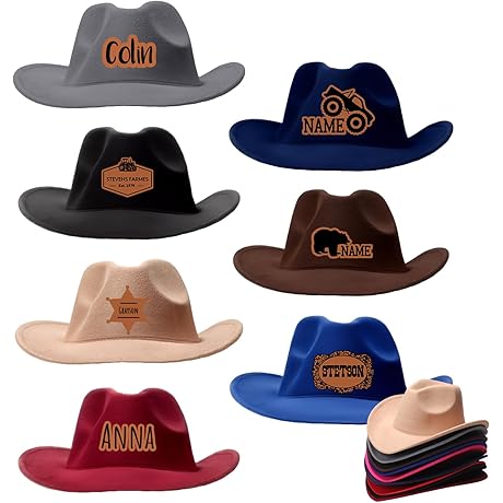 Customizable Parent-Child Cowboy Hat for Memorable Moments