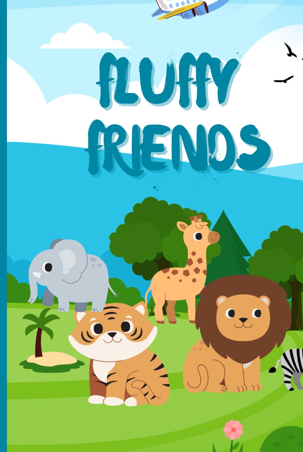 Fluffy Friends: Colouring book