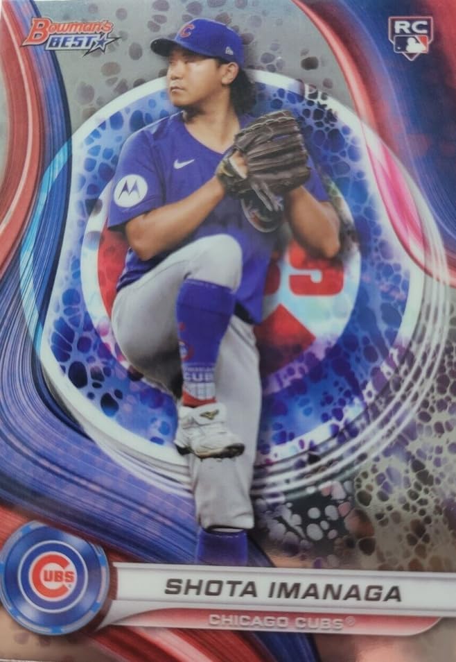 2024 Topps Bowmans Best Shota Imanaga #16 Chicago Cubs Rookie RC Baseball Card