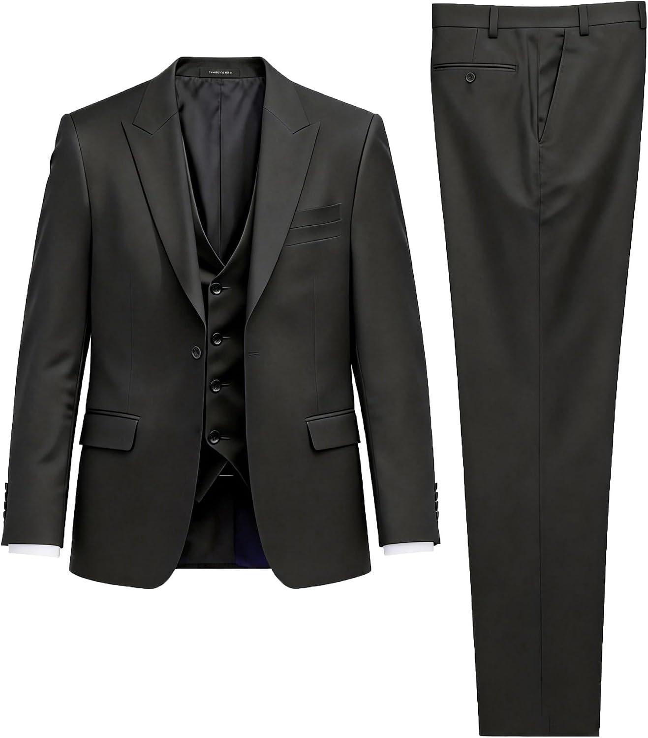 Men's Suits, 3 Piece Suit Men, Three Piece Suits for Men, Slim Fit, Jacket, Vest and Trousers, Suitable for Business, Wedding