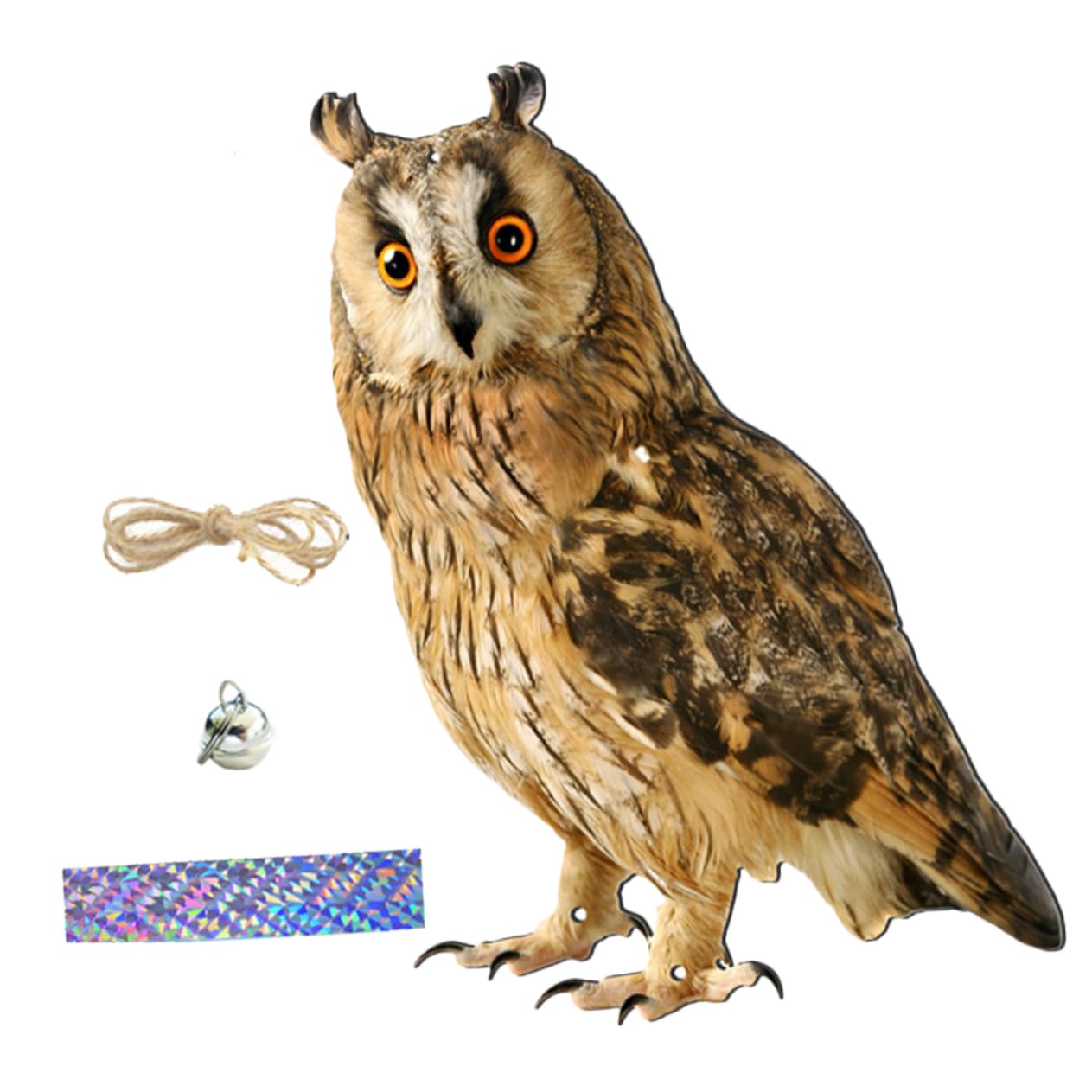 Hibou à suspendre pour jardin : sublimez votre terrasse avec cet ornement extérieur unique