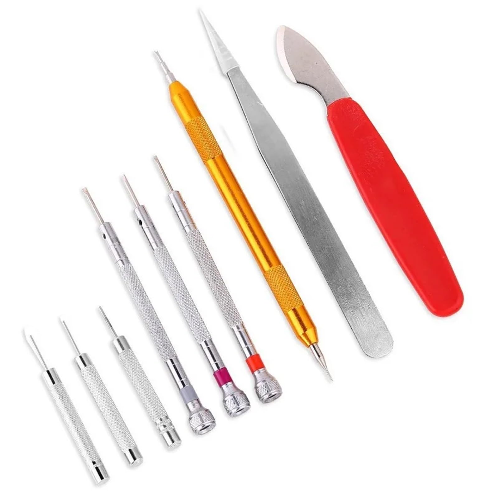 Kit De Reparación De Relojes Conjunto de herramientas de reparación de relojes, Kit de herramientas 147, PCS for reparación Manual del hogar, desmontaje de correa de reloj, Kit de herramientas de repa