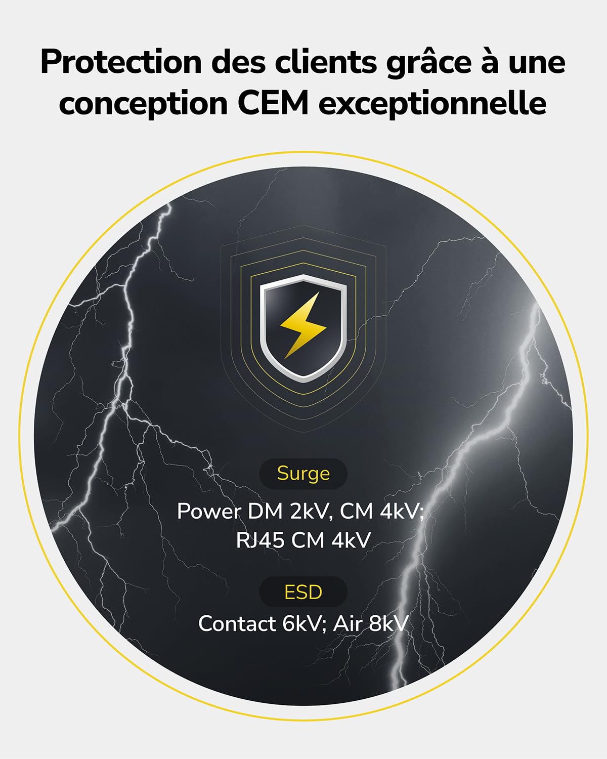Cudy Commutateur Gigabit Ethernet Non Managé PoE+ 8 Ports, 120W, 8 Ports Gigabit PoE+, 2 SFP, 2 Ports Uplink, Mode VLAN/Extend, 802.3af/at, GS1010PS2