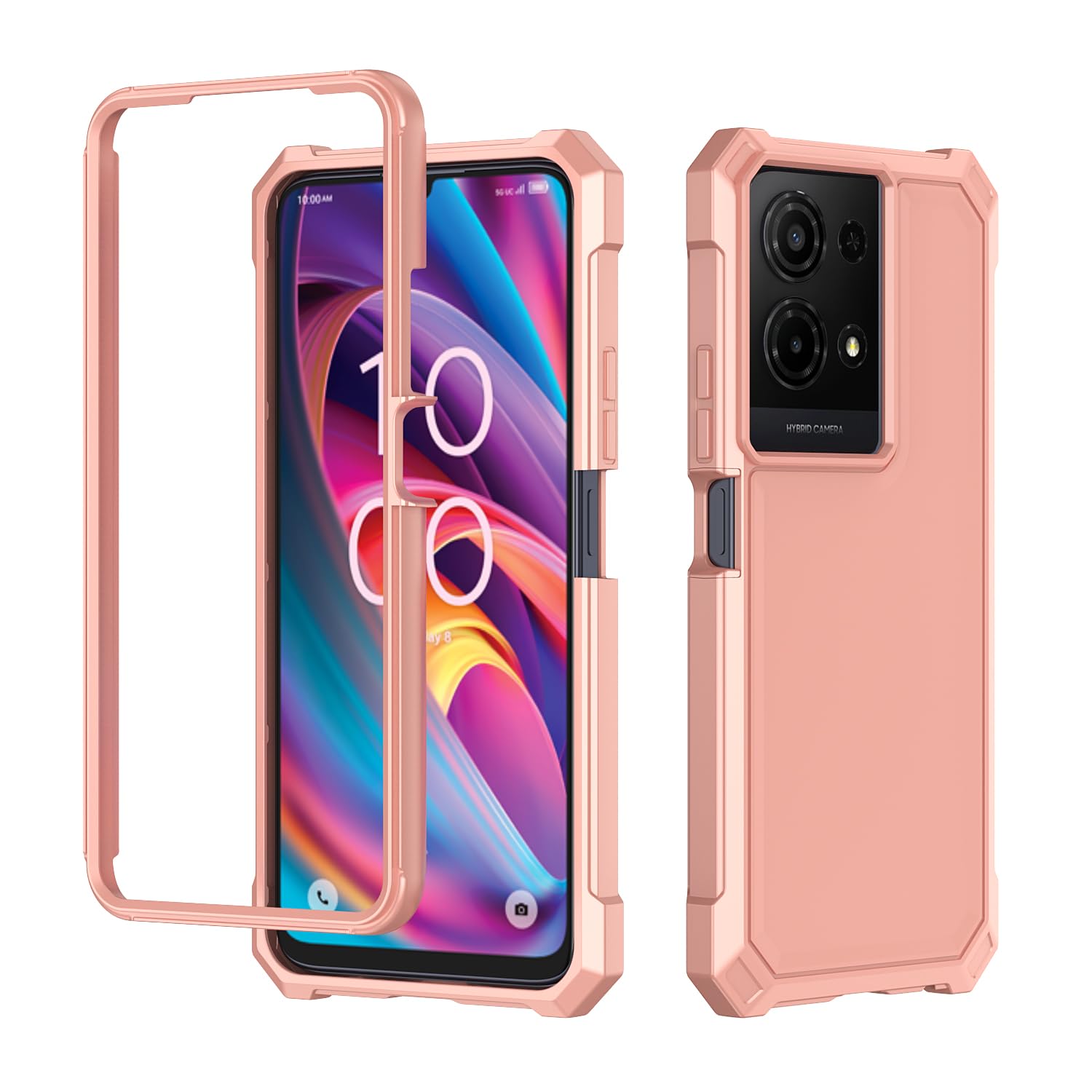 Amazon.com: Mocotto for TCL K32/K33 5G 2025 Phone Case with Tempered Glass  Screen Protector,Slim Soft Silicone Full-Body Protective Cover (Rose Gold)  : Cell Phones & Accessories