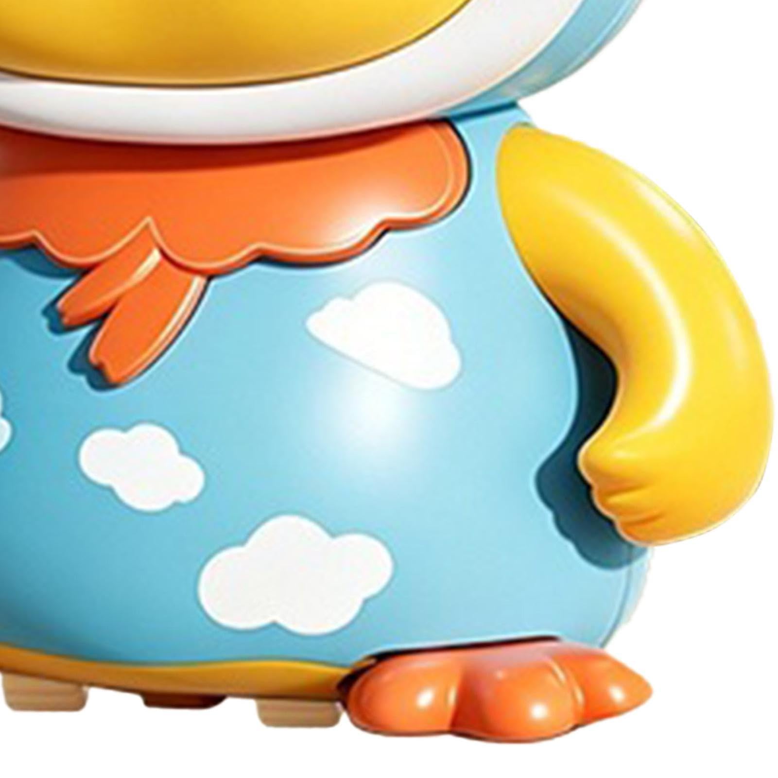 Música infantil| Pollo Manivelante Magnético Iluminado - Interactivo Músico Movimiento - Para Bebés De 0 A 6 Meses Guardería Educación Preescolar Sala de Juegos En Casa Y