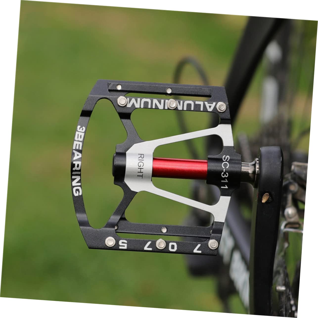 Happyyami Kit Di Riparazione Pedali Per Bicicletta Da 2 Paia In Lega Di Alluminio