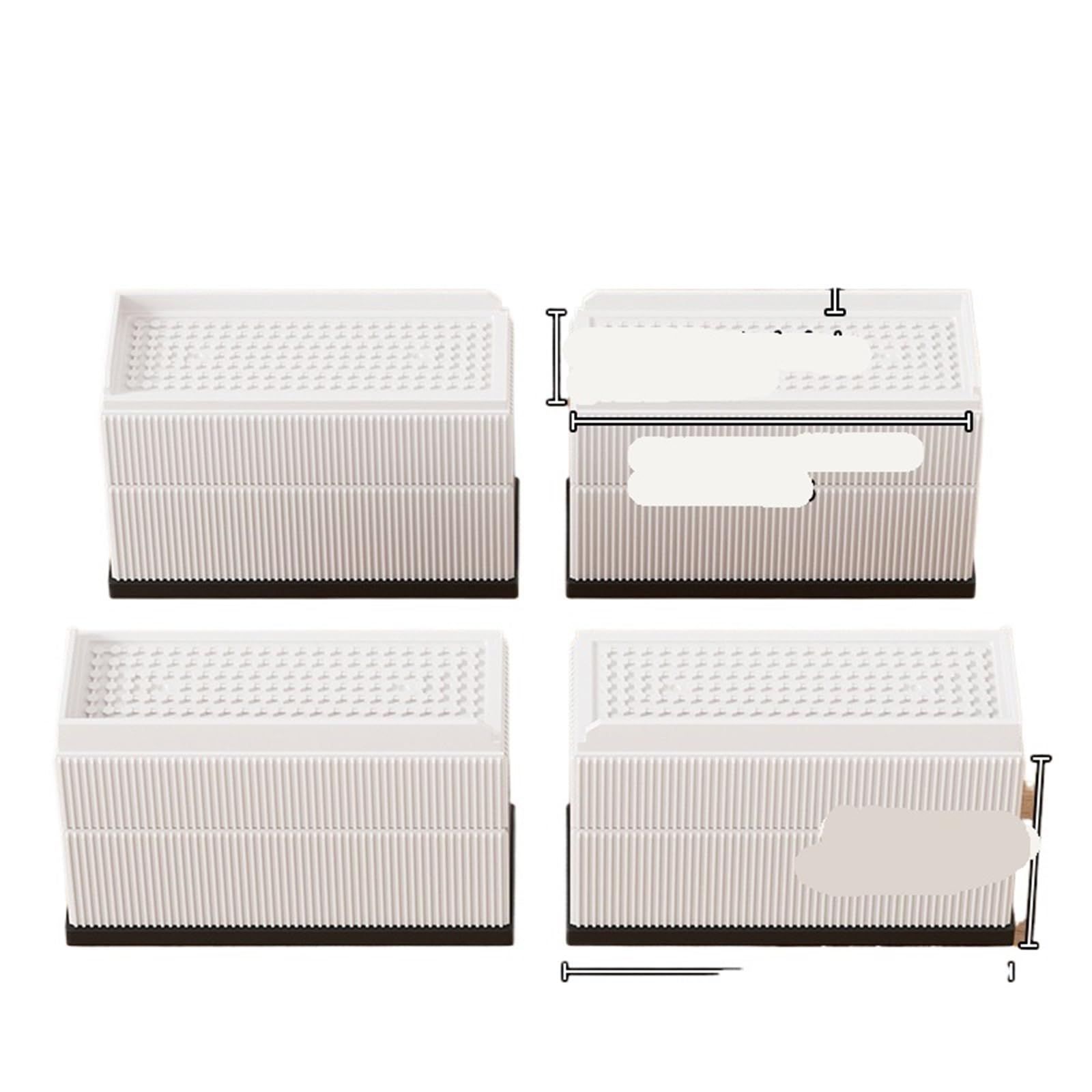 Elevadores de Muebles apilables universales, Bloques elevadores sin Herramientas, 3 Colores Disponibles for Patas sofá, Marcos Cama y refrigeradores para Camas, mesas, sillas o sofás(Orange)