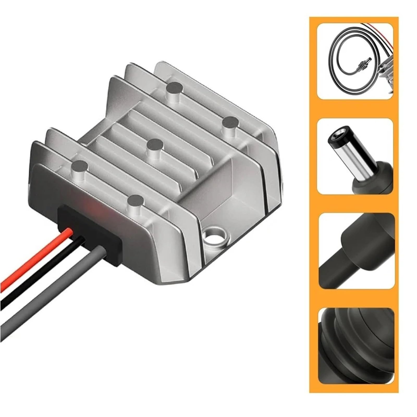 12V 24V to 30V 3.5A Step Up Power Cable Converter Step Down Stabilizer for with DC Cable DC Converter Boost Power