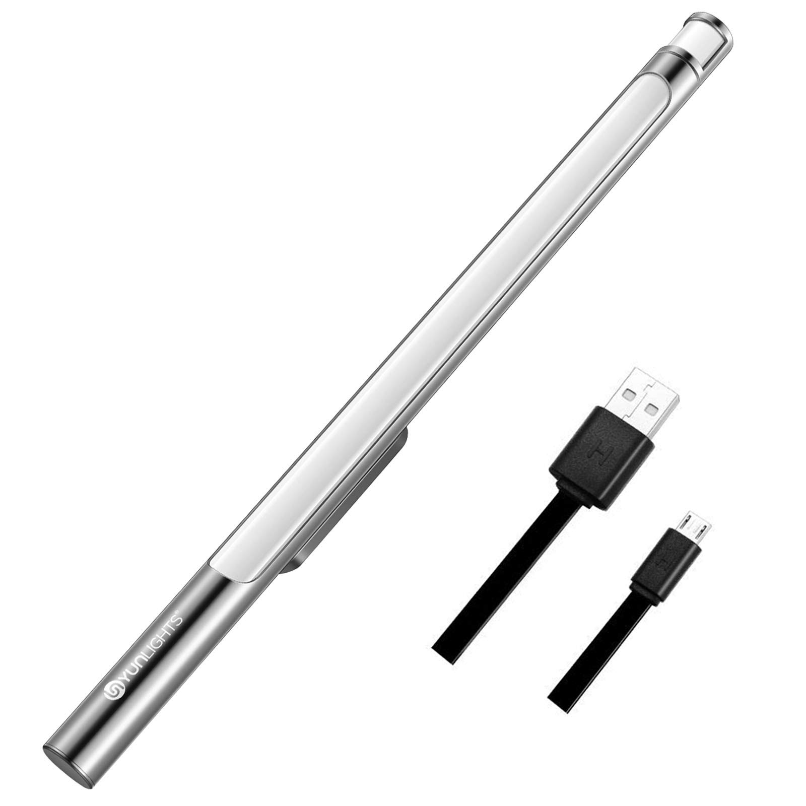 YUNLIGHTS Closet Lights Battery Operated, 39 LED Motion Sensor Closet Lights Under Cabinet Lighting, Upgraded 2700mAh Battery, 6000-6500K, USB Rechargeable Night Light, for Stairs, Kitchen (White)