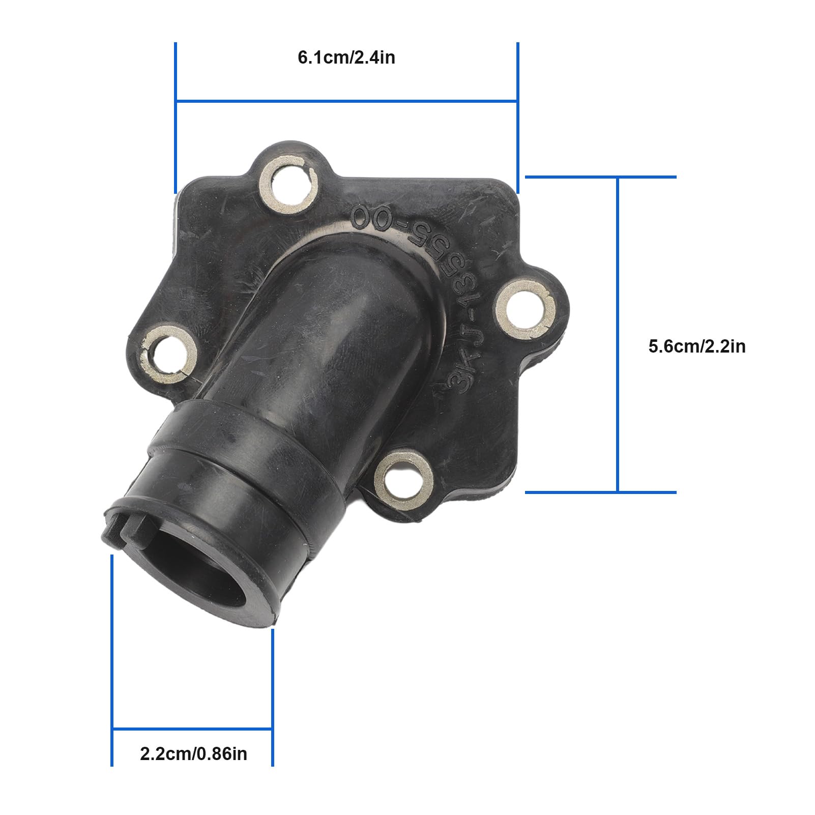 Bloque de membrana de repuesto + colector de aspiración + juntas Set para scooter Aerox Nitro Aprilia SR50, material de goma