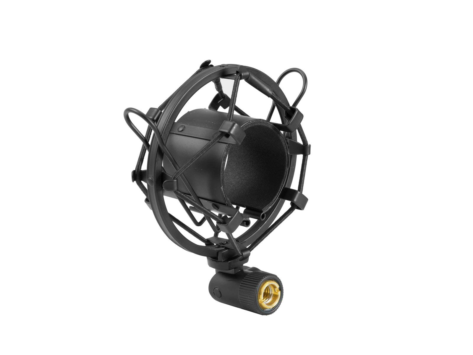 OMNITRONIC BMS-1C USB Kondensator-Broadcastmikrofonset | Broadcast-Set mit USB-Kondensatormikrofon, Tischhalter, Pop-Filter und Spinne
