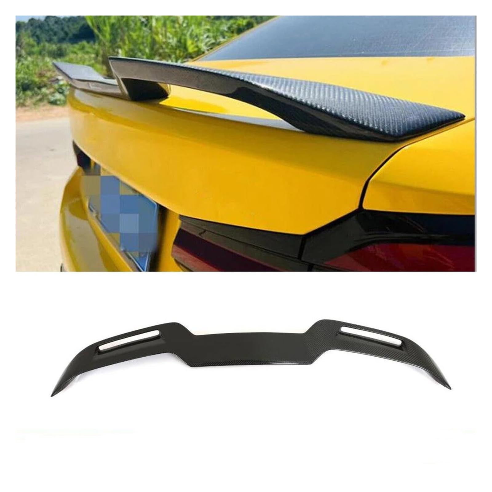 Air Suspension Shock Car Rear Trunk Spoiler Wing Lip For BMW 4 New Series G22 430i M440i G82 For M4 2021-2023 Carbon Fiber Rear Trunk Boot Wing Spoiler Car Shock Absorbers