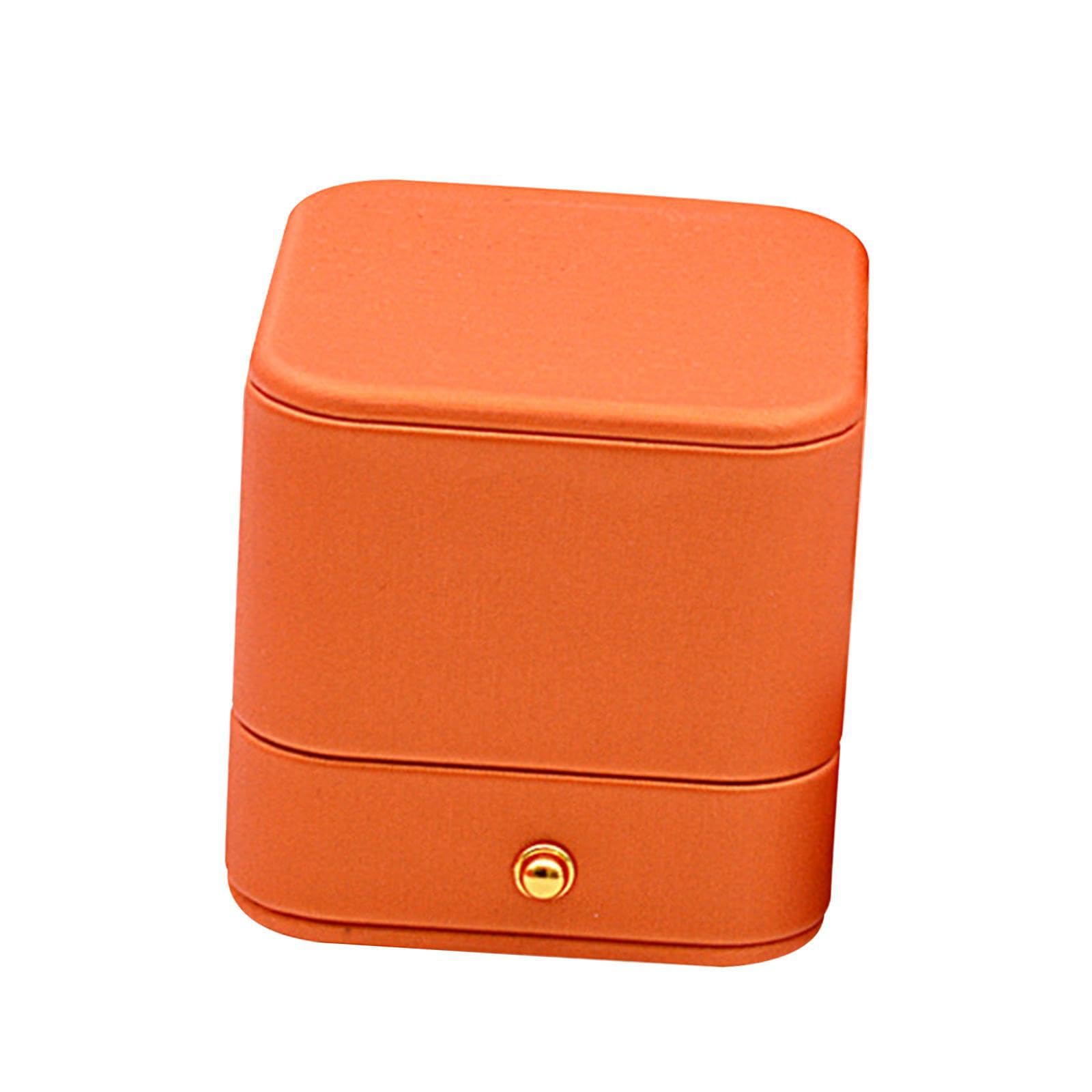 TWISAXC Wedding Ring Holder Jewelry Organizer Box Storage Unique Box Helps Organize Rings Weddings Or Events Making Compact Yet Spacious Enough To Hold