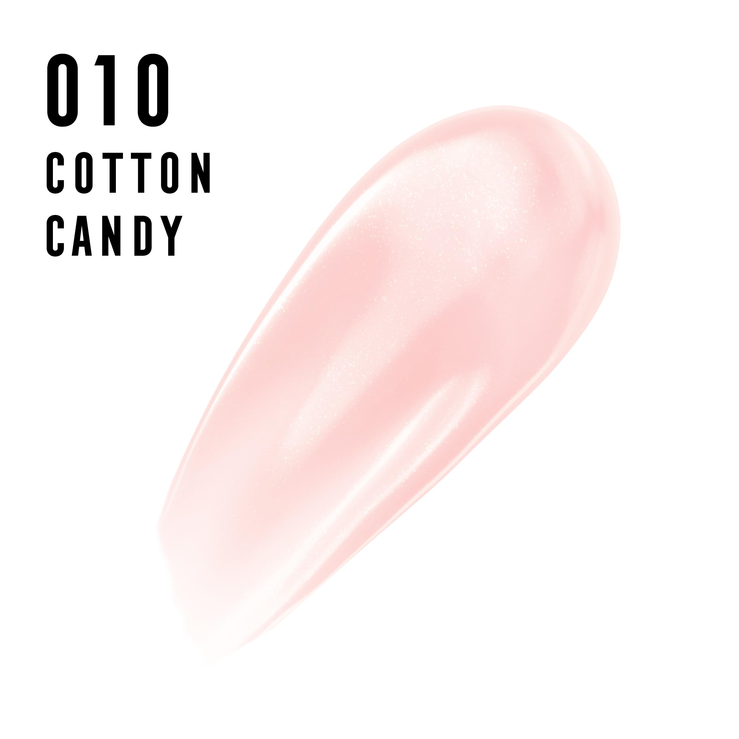 Max Factor 2000 Calorie Lip Glaze Cotton Candy, Full Shine Lip Gloss, Nourishing with Hyaluronic Acid & Squalane - Image 2
