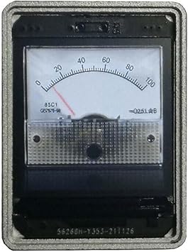Aluminum Alloy VU Meter, High Sensitivity Audio Level Indicator For Speakers And Receivers, Vintage Sound Display For Home Audio And DIY Audio Equipment
