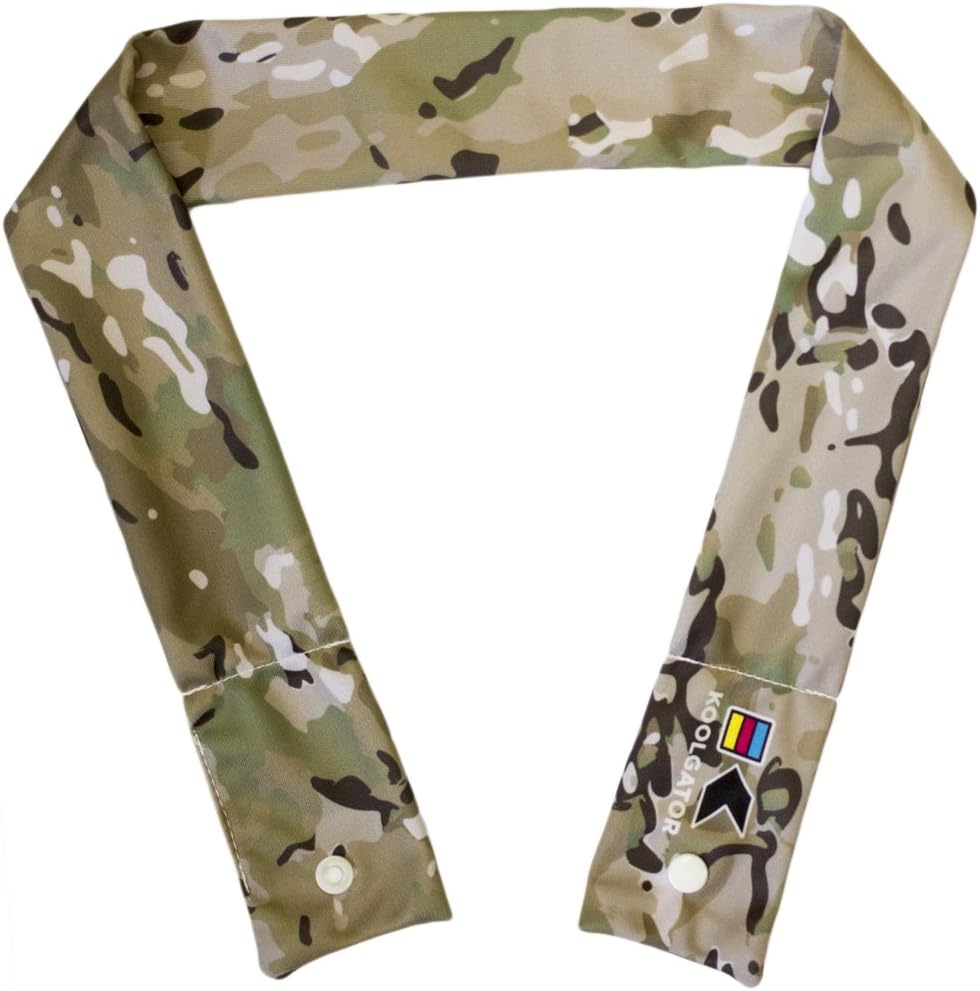 KOOLGATOR Cooling Neck Wrap - Scorpion Like Camo Design