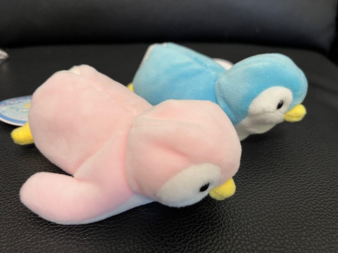 Amazon.co.jp: テイクオフ ぽけぷに ペンギン ピンク ブルー 2個セット