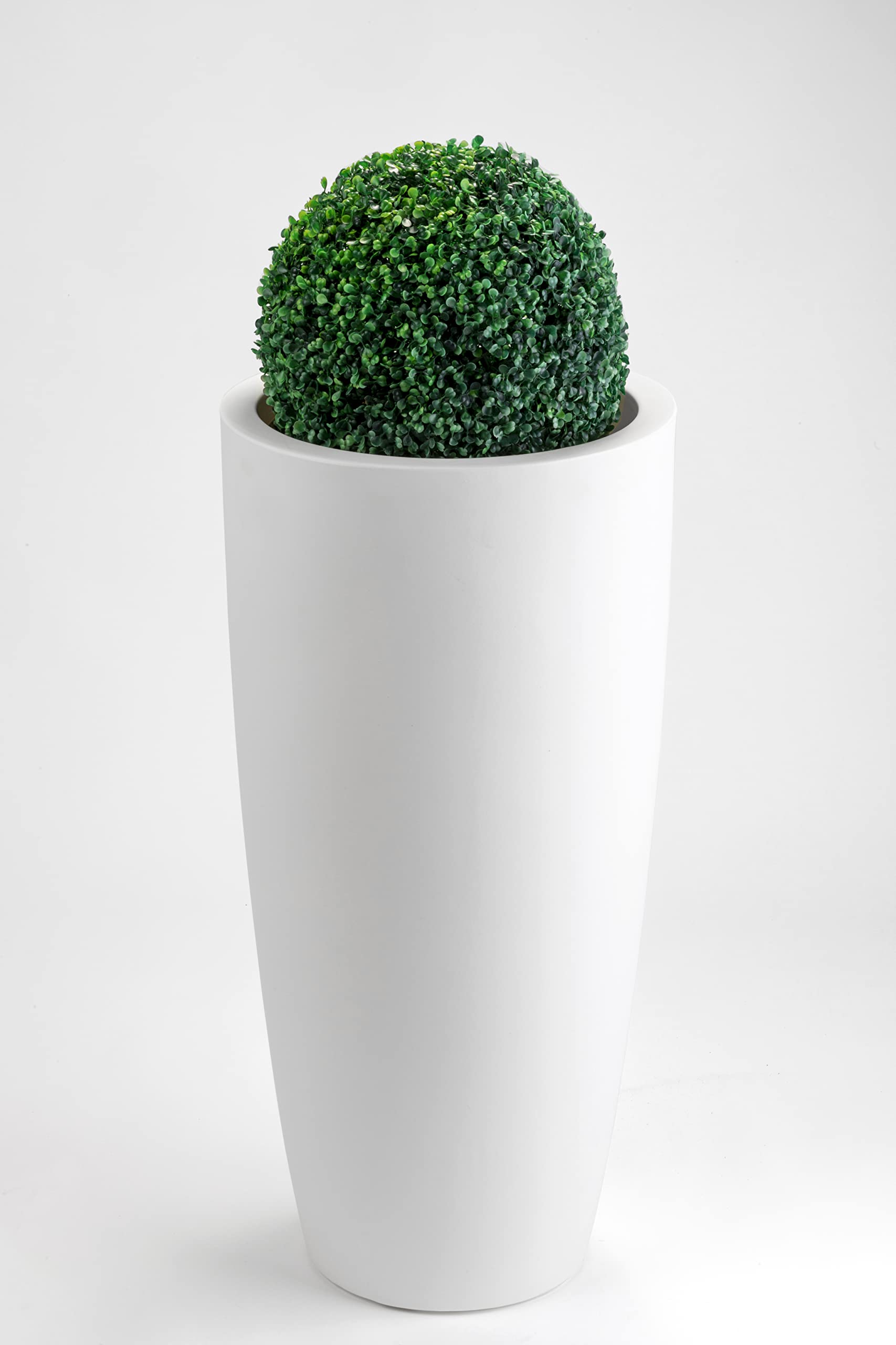 wonido Blumentopf/Pflanztopf, Hhe 90 cm,  43 cm, wei matt, 32 l Inhalt,  aus Polypropylen: Amazon.de: Garten
