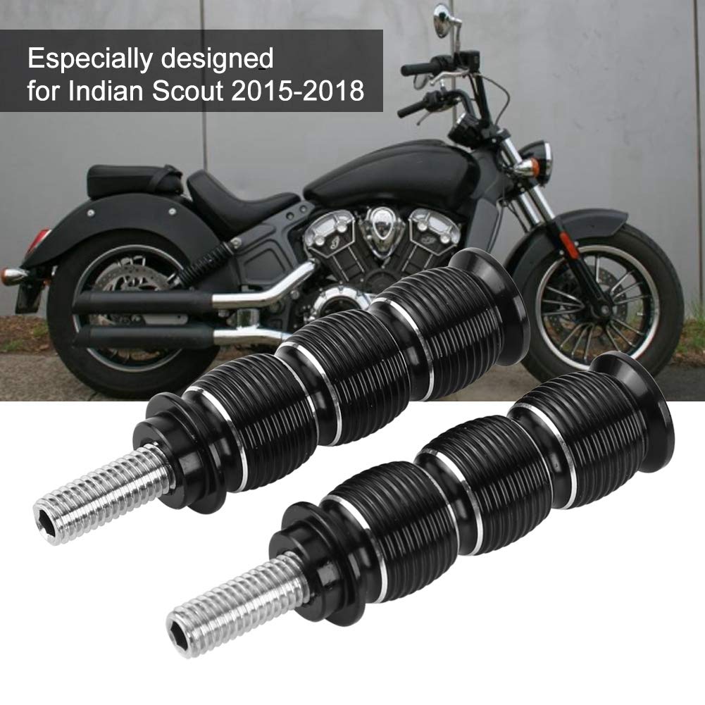 Keenso Moto Refit Argento/Nero (Opzionale) Pedale del cambio in acciaio inossidabile Pedale del freno Indian Chief Classic Victory Cross Country (Nero)
