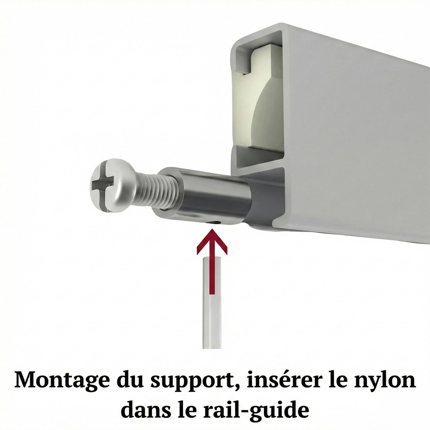 Cimaise pour Tableau – Cimaise Murale avec 10 Crochets et Fil Accroche Tableau Réglable, Supporte 15 kg – Système Cimaise Tableau pour Fixation Plafond et Mur