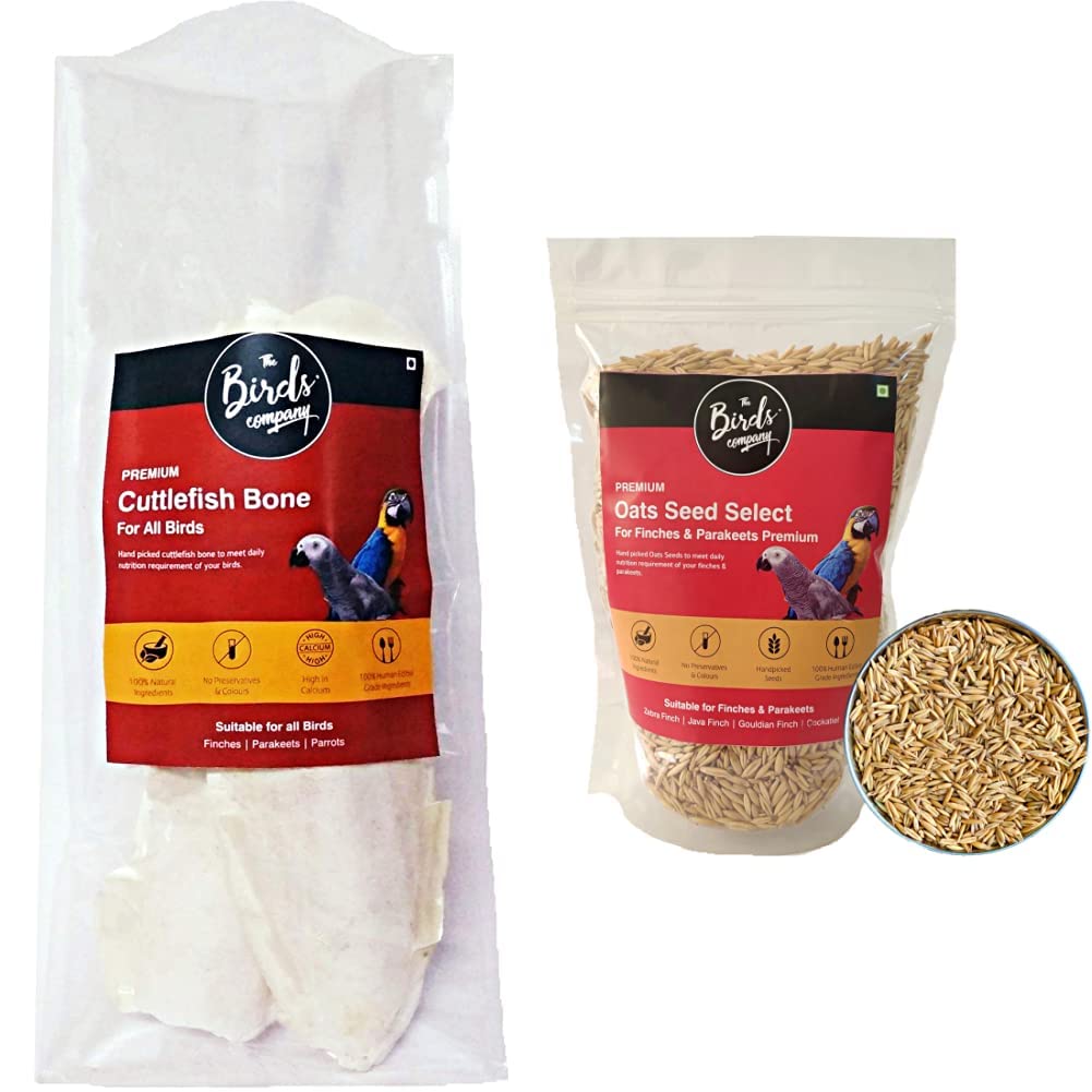 The Birds Company Premium Cuttlefish Bone, Bird Calcium & with Spirulina & Cuttlefish Bone, Bird Food for Finches, Budgies, Conures, Lovebirds, Cockatiels, African Grey, Macaws, Cockatoo, 450 g (B09J51CGP6) Amazon Price History, Amazon Price Tracker