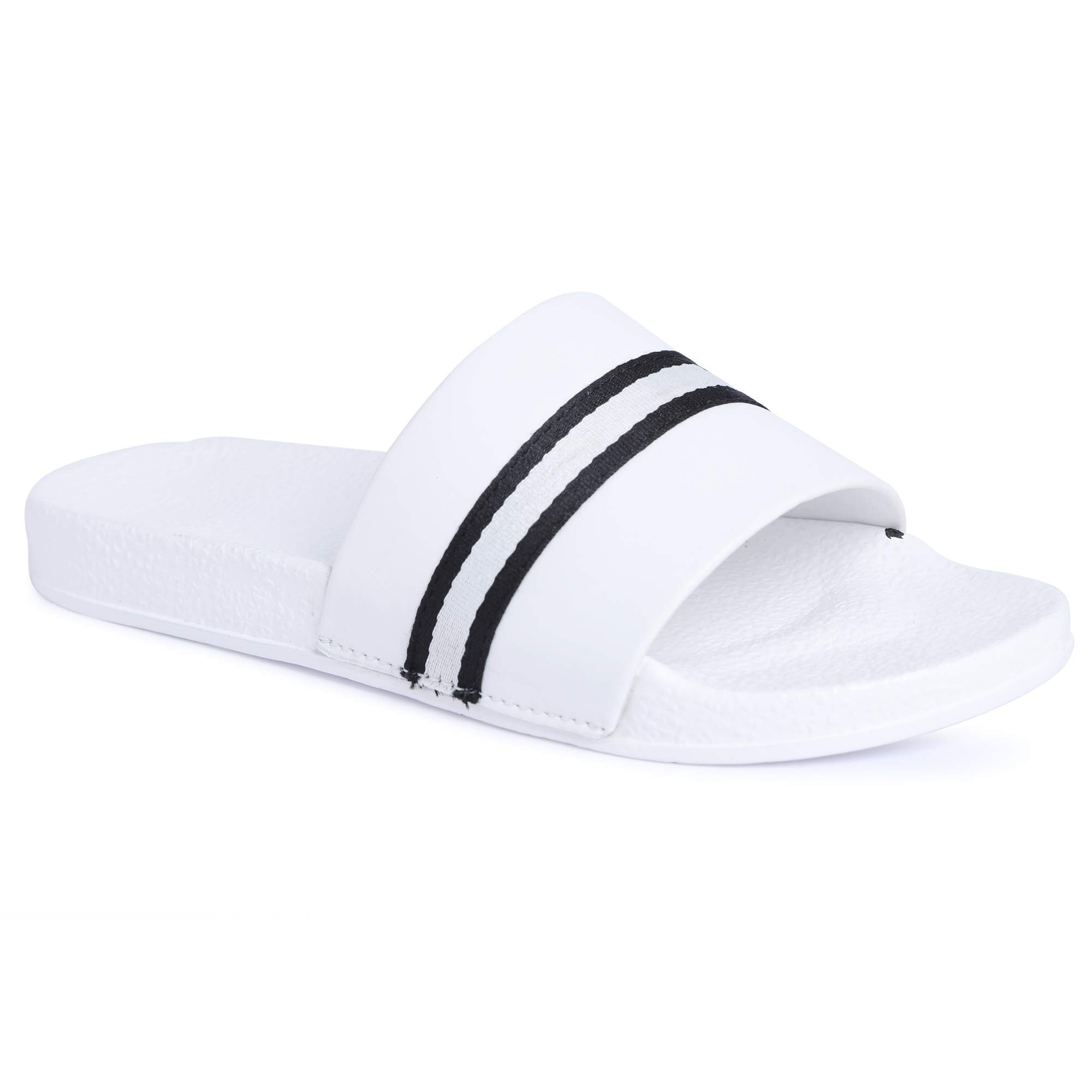PERY-PAO Boys White & Black Open-back Slipper (B07RZPGM64) Amazon Price History, Amazon Price Tracker