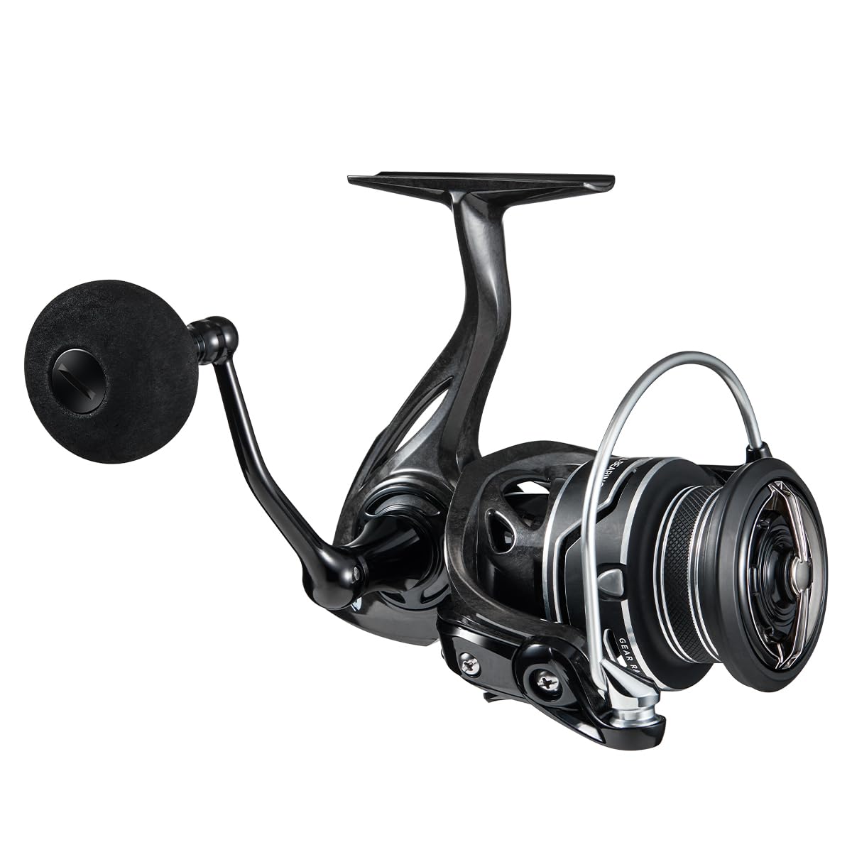 Spinning Reel with Lighter & Tougher Carbon Pro Body and Rotor - Performance Series, Stainless 9+1 BB - Carbon Fiber Drag Fishing Reels for Saltwater and Freshwater