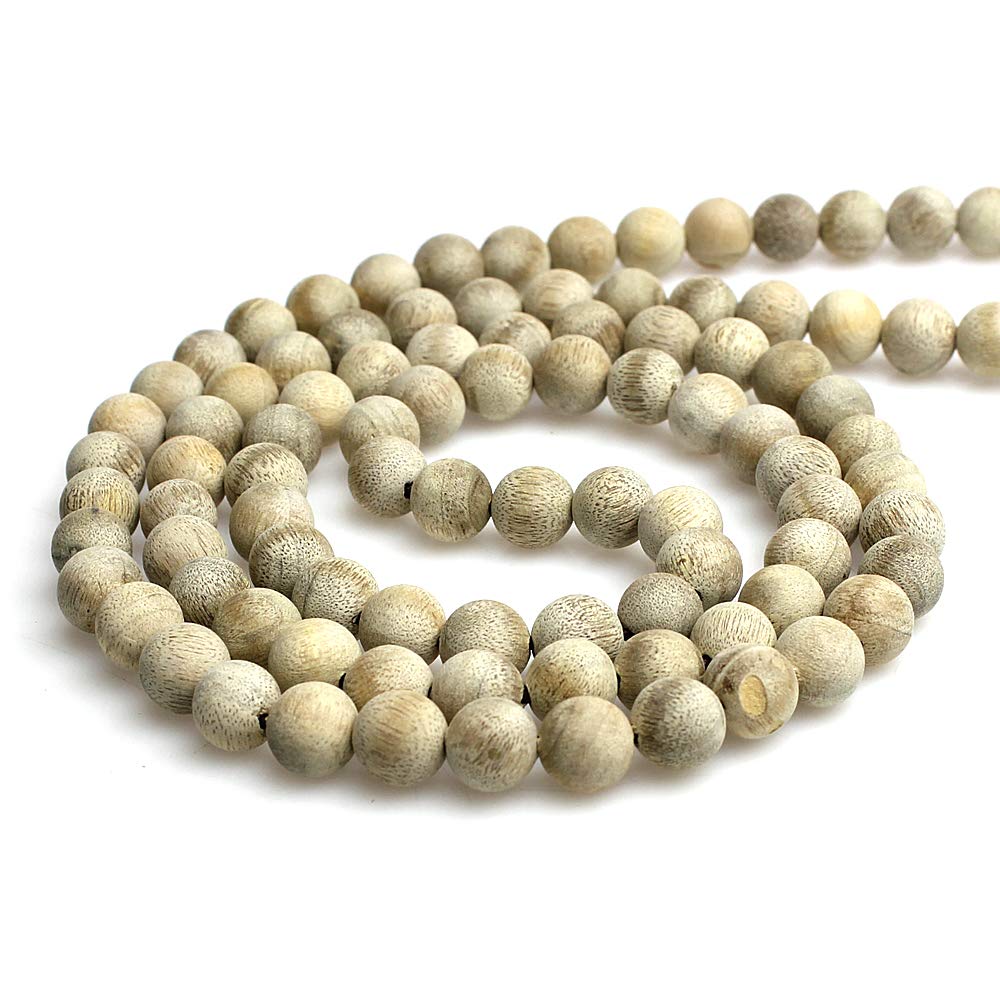 30 perline in legno naturale di Phoebe da 18 mm, perline sfuse rotonde per la creazione di gioielli, artigianato fai da te, bracciali, collane