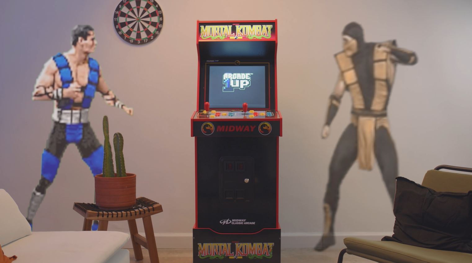 激レア　リザードカモ軍幕（美品・センターポールセット） Amazon.com: Arcade1Up Mortal Kombat Arcade Machine, Midway Legacy