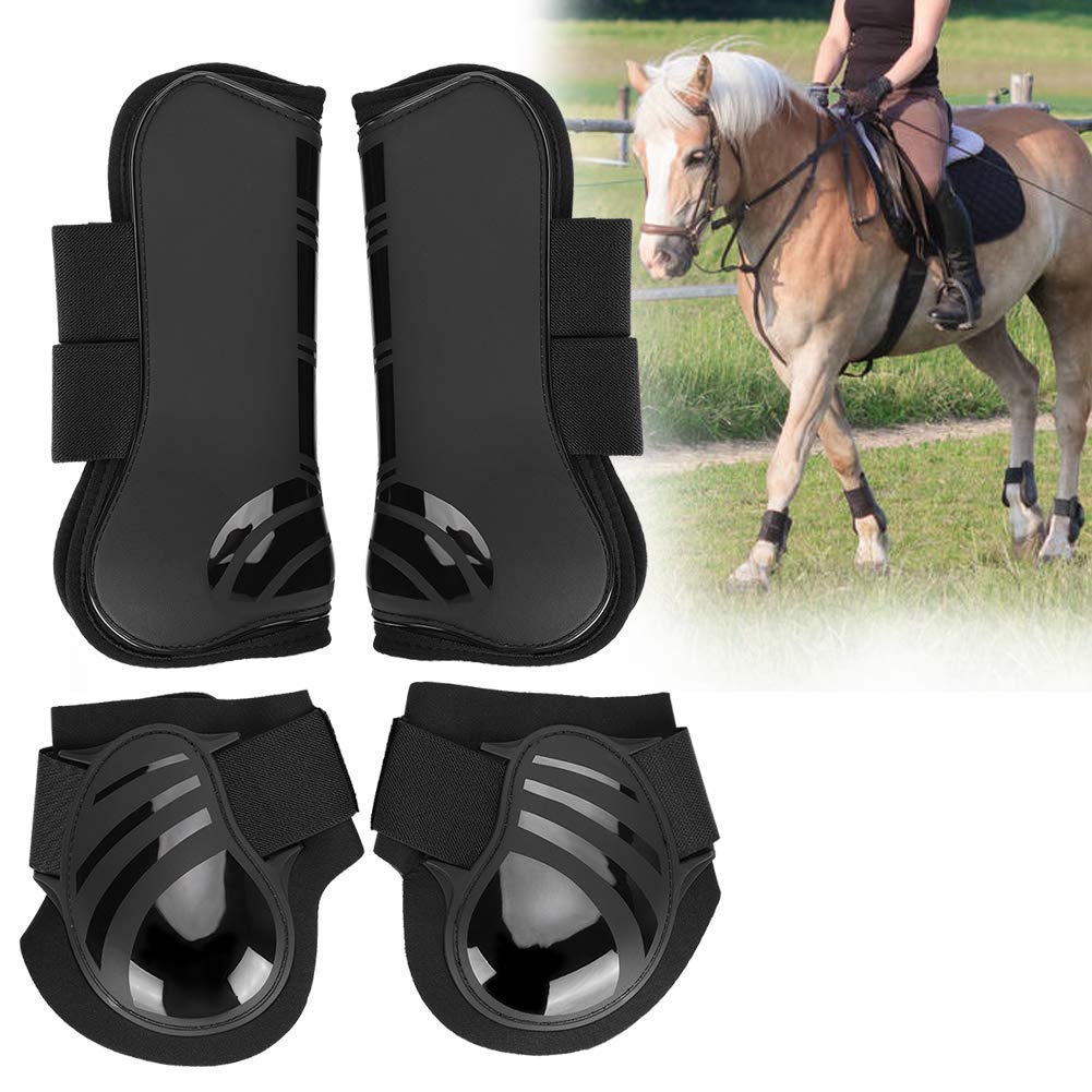 Protège-jambes pour cheval anti-mouches et amortisseur de chocs M
