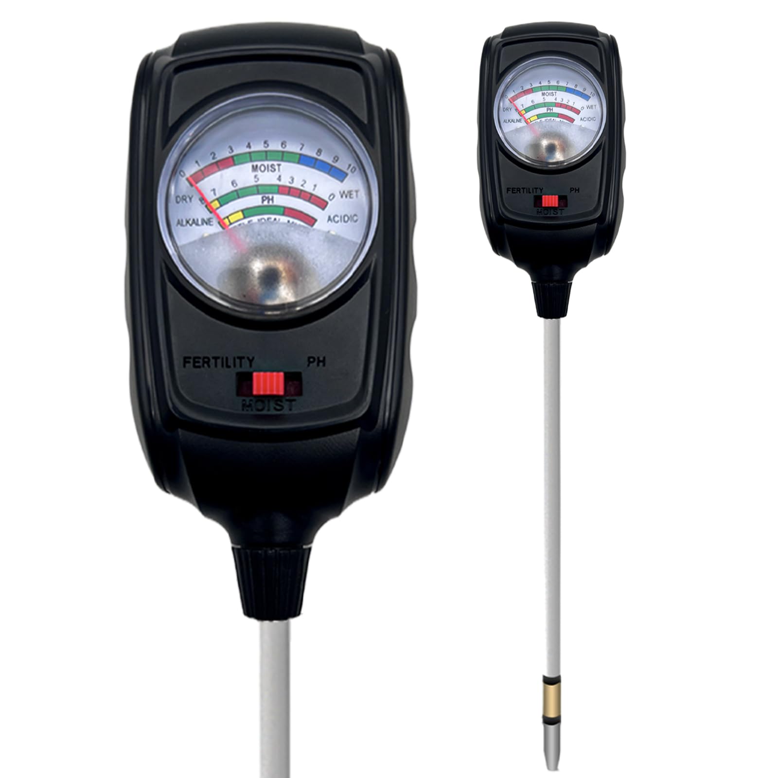 3 in 1 Soil Tester,Soil Moisture/Fertility/PH Tester for Garden nutrients,Lawn,Gardening,Farming, Indoor and Outdoor Plants,Soil PH Meter, Soil Tester Kit