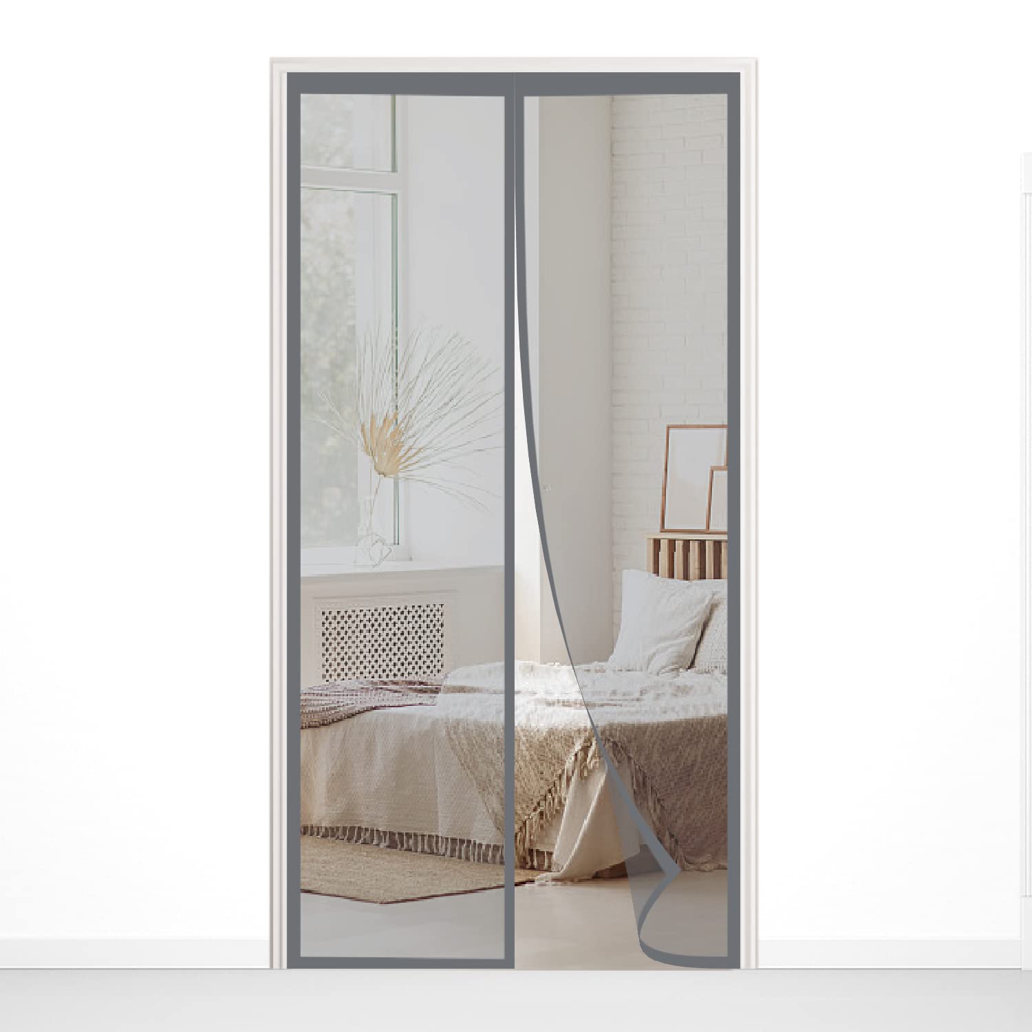 Moustiquaire De Porte Ou Fenetre Magnetique 105 X 105 Cm