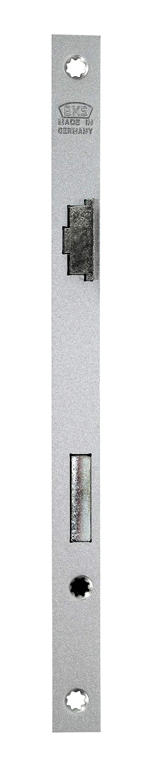BKS Haustürschloss/Türschloss für Profilzylinder, Dornmaß 55mm, Entfernung: 92mm, Stulp: 20x280mm eckig, DIN Rechts incl. SN-TEC® Montageset